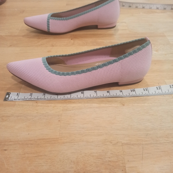 Vionic Dahlia Pointed Toe Ballet Flats Comfort Shoes cameo Pink Sz 9.5 New - Picture 9 of 14
